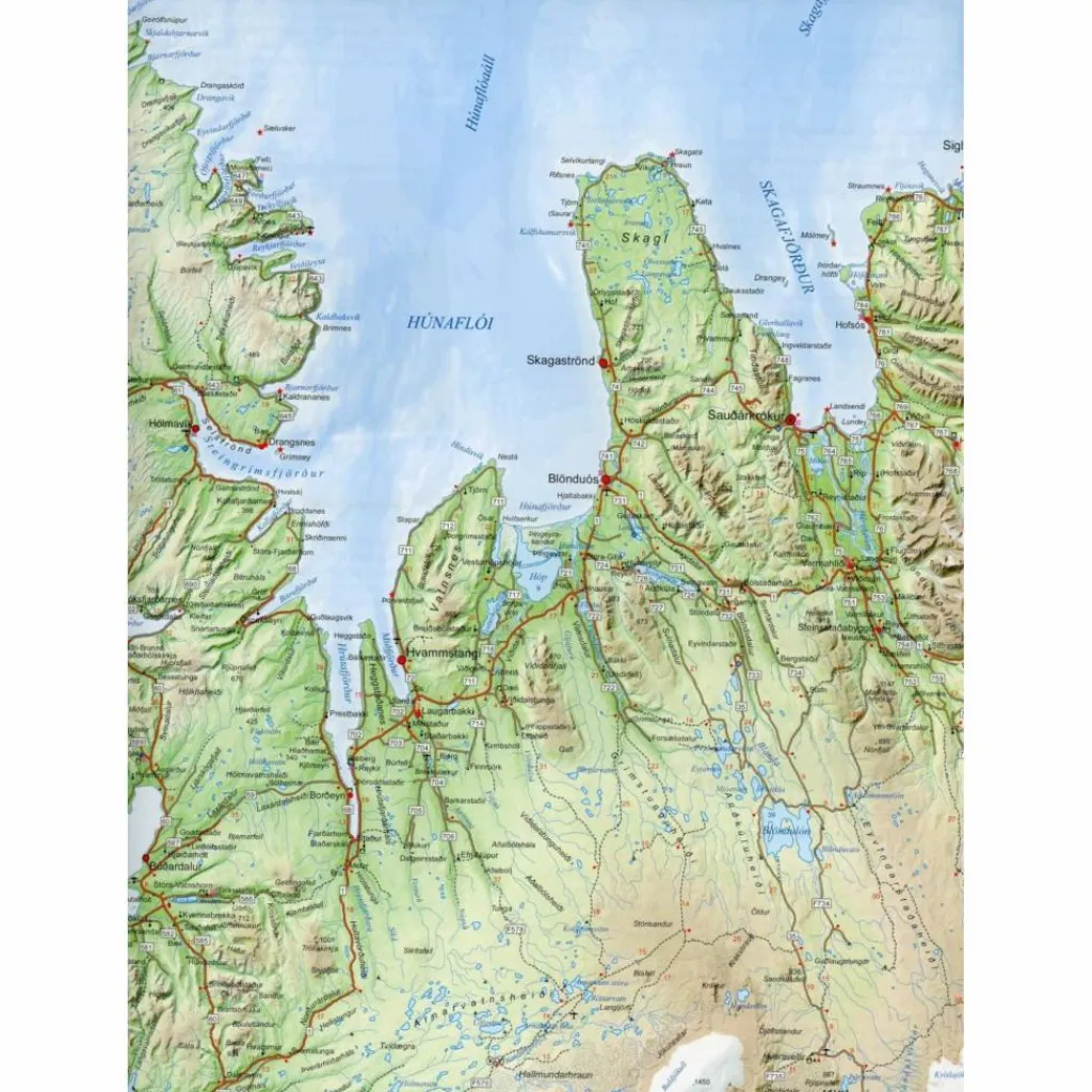 ISLAND TOURING MAP 1 : 600 000 FERDAKORT - Straßenkarte^ Straßenkarten|Straßenkarten