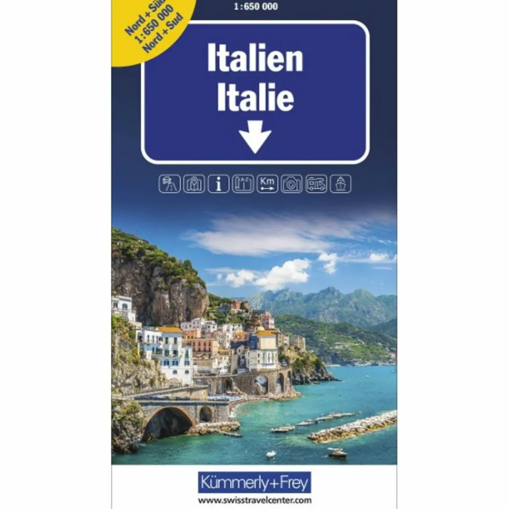 Straßenkarten|Straßenkarten*ITALIEN NORD + SÜD STRASSENKARTE 1 .6650 000
