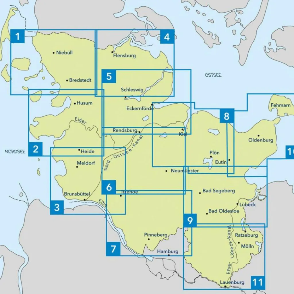 Wanderkarten Und Winterkarten|Wanderkarten Und Winterkarten*ITZEHOE - PINNEBERG 1 : 50 000 - Wanderkarte