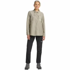 Damen Jack Wolfskin Hemden*BARRIER L/S SHIRT W Damen - Outdoor Bluse