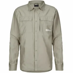 Herren Jack Wolfskin Hemden*BARRIER LS SHIRT M Herren - Outdoor Hemd