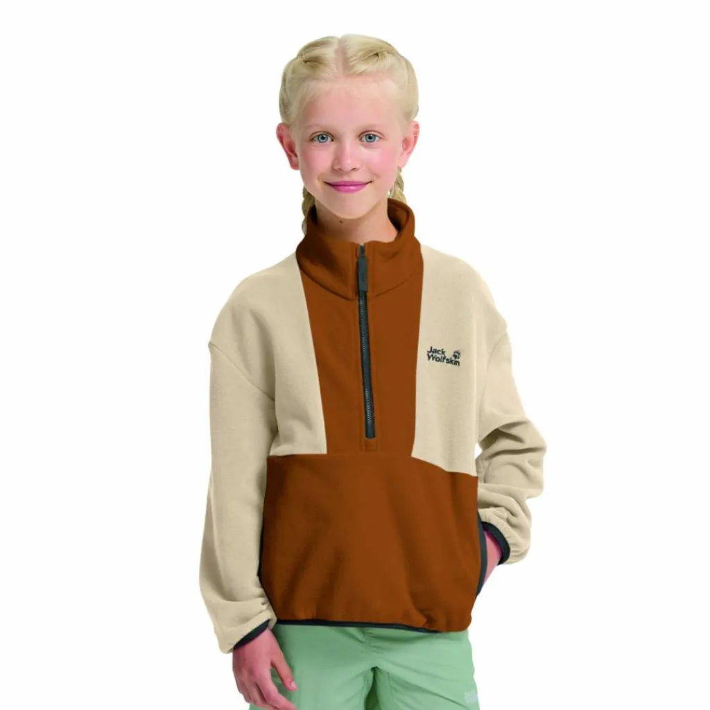 Kinder Jack Wolfskin Kinder Fleecejacken Und Kinderpullover*COLORBLOCK TAUNUS HZ K Kinder - Fleecepullover