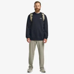 Herren Jack Wolfskin Pullover Und Fleecepullover*ESSENTIAL CREWNECK M Herren - Sweatshirt