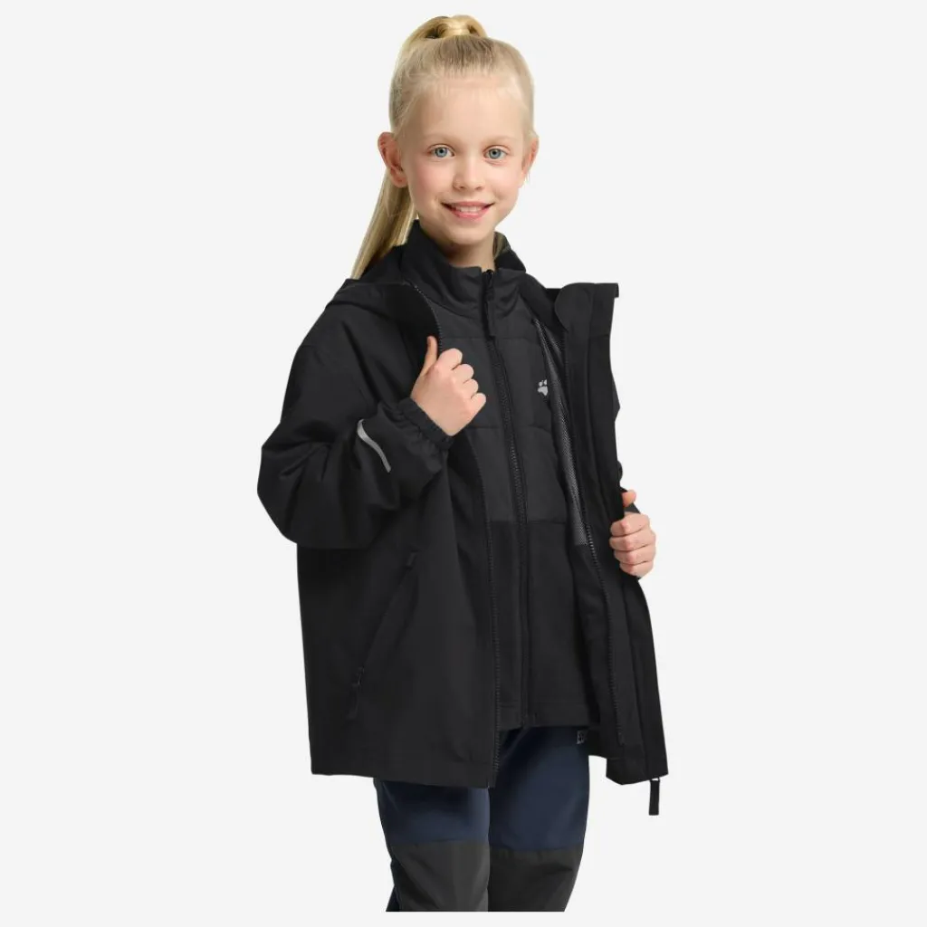 Jack Wolfskin HYBRID 3IN1 JACKET K Kinder - Doppeljacke^Kinder Kinderjacken