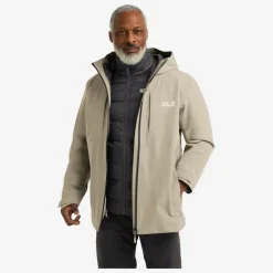 Jack Wolfskin ICECAPE 3IN1 DOWN JKT M DOWN RDS Herren - Doppeljacke^Herren Outdoorjacken