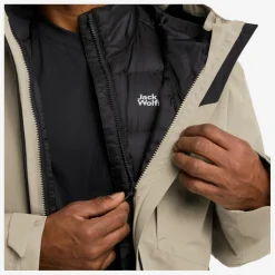 Jack Wolfskin ICECAPE 3IN1 DOWN JKT M DOWN RDS Herren - Doppeljacke^Herren Outdoorjacken
