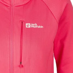 Jack Wolfskin KOLBENBERG HOODED FZ W Damen - Fleecejacke^Damen Pullover Und Fleecepullover|Outdoorjacken