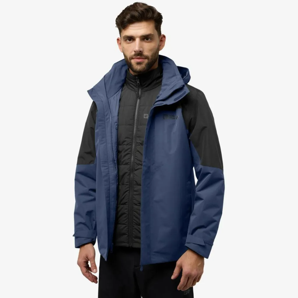 Herren Jack Wolfskin Outdoorjacken*ROMBERG 3IN1 JKT M Herren - Doppeljacke