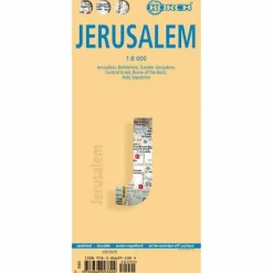 Straßenkarten|Straßenkarten*JERUSALEM 1 : 8 000 - Straßenkarte