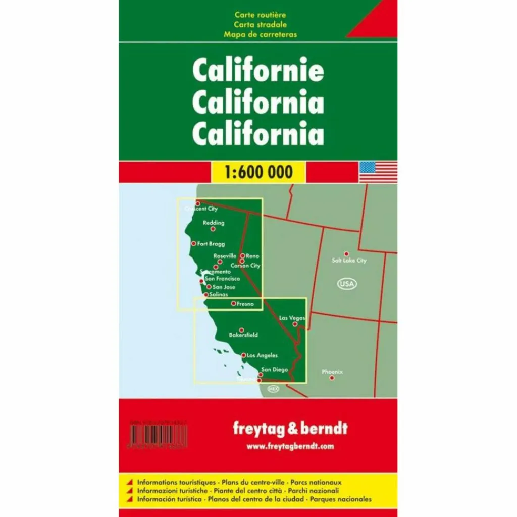 Straßenkarten|Straßenkarten*KALIFORNIEN 1:600.000 - Straßenkarte