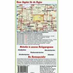 Fahrradkarten|Wanderkarten Und Winterkarten*KAMENZ, PULSNITZ, KÖNIGSBRÜCK UND UMGEBUNG - Wanderkarte