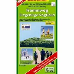 Fahrradkarten|Winterkarten*KAMMWEG ERZGEBIRGE-VOGTLAND 1:35.000 - Winterwanderkarte