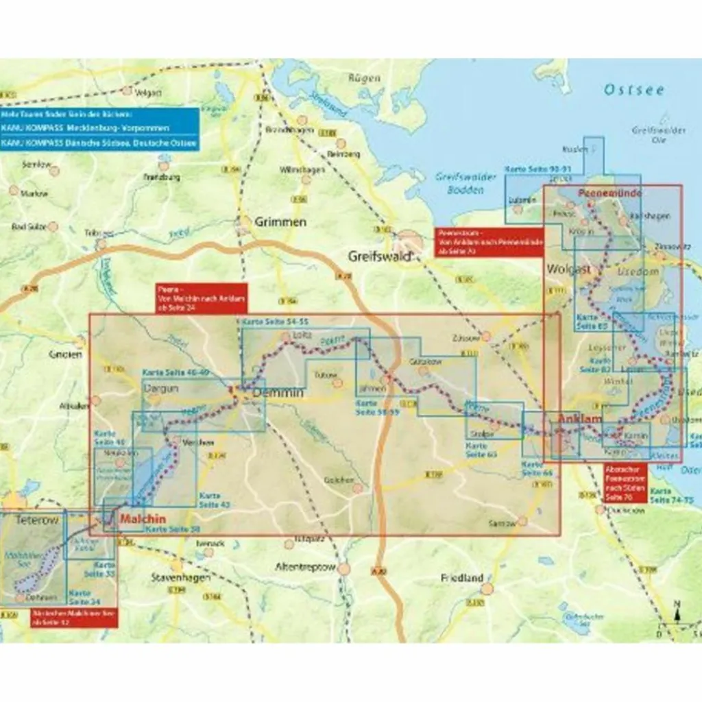 KANU KOMPAKT PEENE - Gewässerführer^ Wassersportführer Und Paddeltechnik