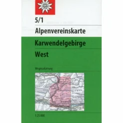 Wanderkarten Und Winterkarten|Wanderkarten Und Winterkarten*KARWENDELGEBIRGE - WESTLICHES BLATT