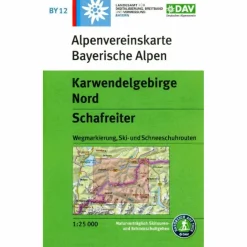 Wanderkarten Und Winterkarten|Wanderkarten Und Winterkarten*KARWENDELGEBIRGE NORD, SCHAFREITER