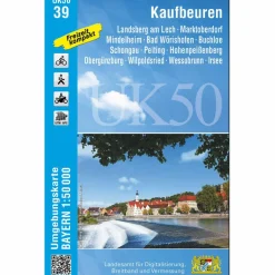Wanderkarten Und Winterkarten|Wanderkarten Und Winterkarten*KAUFBEUREN 1 : 50 000 (UK50-39)