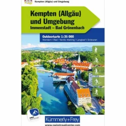 Fahrradkarten|Wanderkarten Und Winterkarten*KEMPTEN (ÄLLGAU) UND UMGEBUNG NR. 46 OUTDOORKARTE - Karte