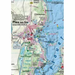 Gewässerkarten|Gewässerkarten*KLEMMER POCKET GEWÄSSERKARTE MÜRITZ - Wasserkarte