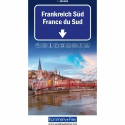 Straßenkarten|Straßenkarten*KÜMMERLY+FREY STRASSENKARTE FRANKREICH SÜD 1:600.000