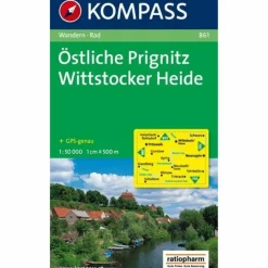 KOKA 861 ÖSTLICHE PRIGNITZ - Wanderkarte^ Wanderkarten Und Winterkarten|Wanderkarten Und Winterkarten