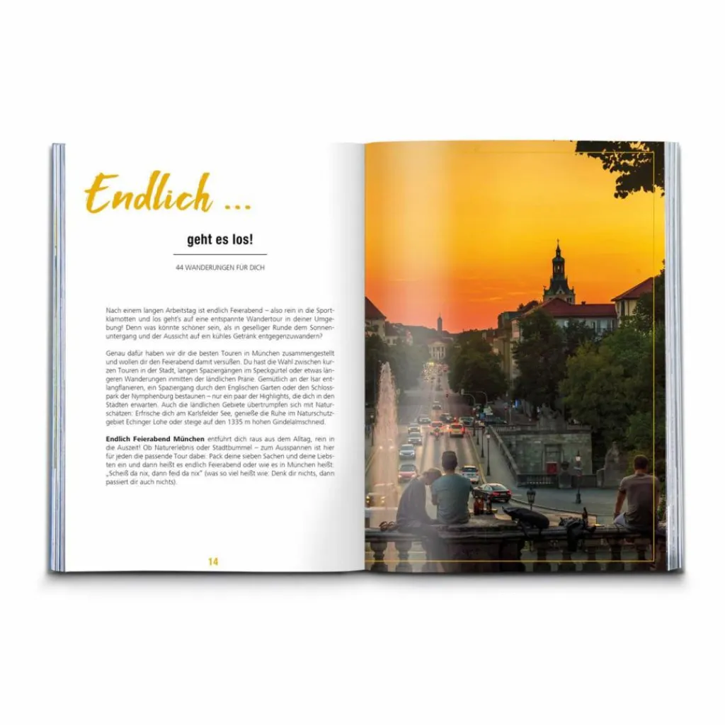 Wanderführer*KOMPASS ENDLICH FEIERABEND - MÜNCHEN - Wanderführer