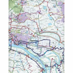 Fahrradkarten|Fahrradkarten*KOMPASS FAHRRADKARTE KREIS KLEVE MIT GELDERN, MOERS, VENLO 1 - Fahrradkarte