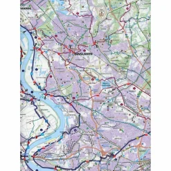 Fahrradkarten|Fahrradkarten*KOMPASS FAHRRADKARTE KREIS WESEL MIT DUISBURG, OBERHAUSEN, K - Fahrradkarte