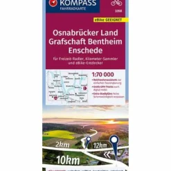 KOMPASS FAHRRADKARTE WETTERAU, VOGELSBERG, MARBURG 1:70000 - Fahrradkarte^ Fahrradkarten|Fahrradkarten