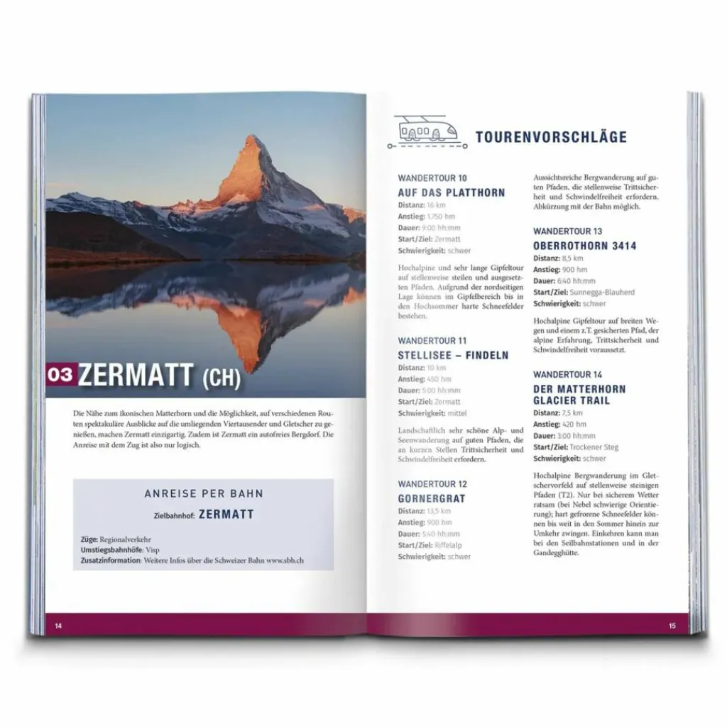 KOMPASS NÄCHSTER HALT ALPEN - MIT DER BAHN ZUM WANDERN - Wanderführer^ Wanderführer