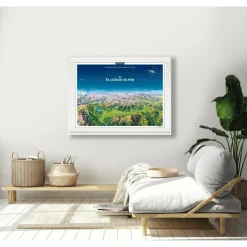 Wandkarten Und Poster*KOMPASS PANORAMA DIE ALLGÄUER ALPEN, POSTER