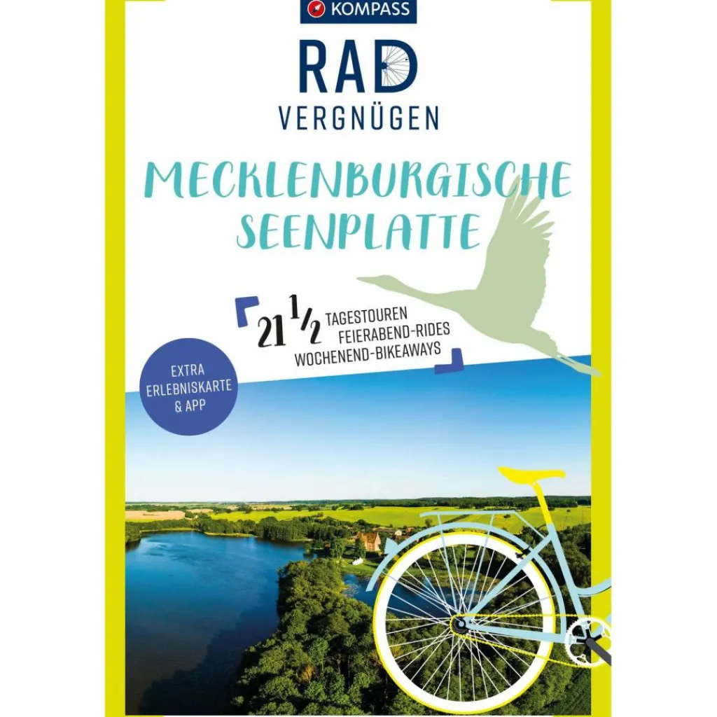 KOMPASS RADVERGNÜGEN MECKLENBURGISCHE SEENPLATTE - Radwanderführer^ Radwanderführer Und Mountainbikeführer