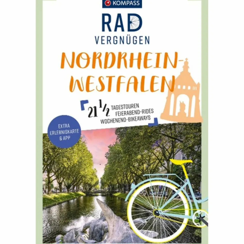 KOMPASS RADVERGNÜGEN NORDRHEIN-WESTFALEN^ Radwanderführer Und Mountainbikeführer