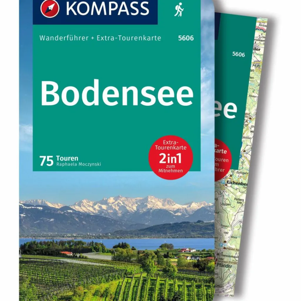 Wanderführer*KOMPASS WANDERFÜHRER 5606 BODENSEE, 75 TOUREN