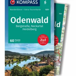 Wanderführer*KOMPASS WANDERFÜHRER 5251 ODENWALD, 60 TOUREN