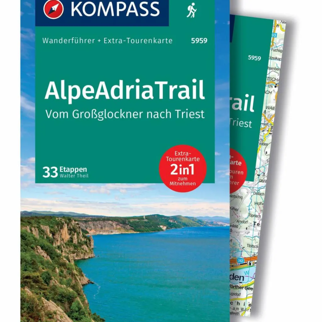 Wanderführer*KOMPASS WANDERFÜHRER ALPEADRIATRAIL