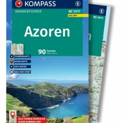 KOMPASS WANDERFÜHRER AZOREN, 90 TOUREN MIT EXTRA-TOURENKARTE - Wanderführer^ Wanderführer