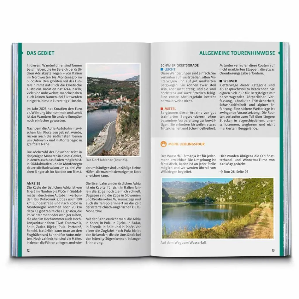 Wanderführer*KOMPASS WANDERFÜHRER DALMATIEN MIT INSELN