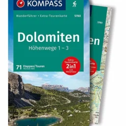 Wanderführer*KOMPASS WANDERFÜHRER DOLOMITEN HÖHENWEG 1 BIS 3