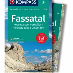 KOMPASS WANDERFÜHRER FASSATAL, ROSENGARTEN, 60 TOUREN^ Wanderführer