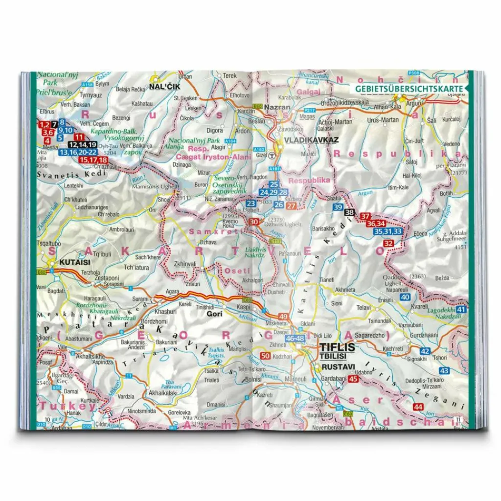 Wanderführer*KOMPASS WANDERFÜHRER GEORGIEN, KAUKASUS, 50 TOUREN