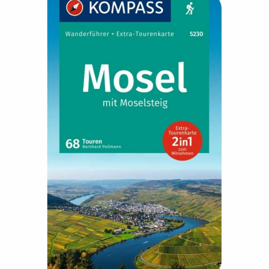Wanderführer*KOMPASS WANDERFÜHRER MOSEL MIT MOSELSTEIG, 46 TOUREN