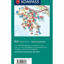 KOMPASS WANDERFÜHRER PELOPONNES, 55 TOUREN^ Wanderführer