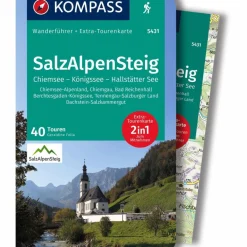 Wanderführer*KOMPASS WANDERFÜHRER SALZALPENSTEIG, CHIEMSEE, KÖNIGSSEE - Wanderführer