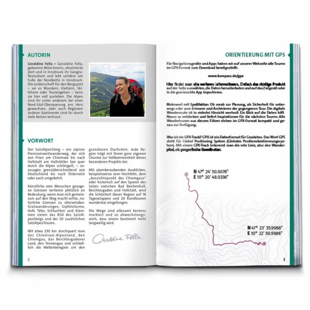 Wanderführer*KOMPASS WANDERFÜHRER SALZALPENSTEIG, CHIEMSEE, KÖNIGSSEE - Wanderführer