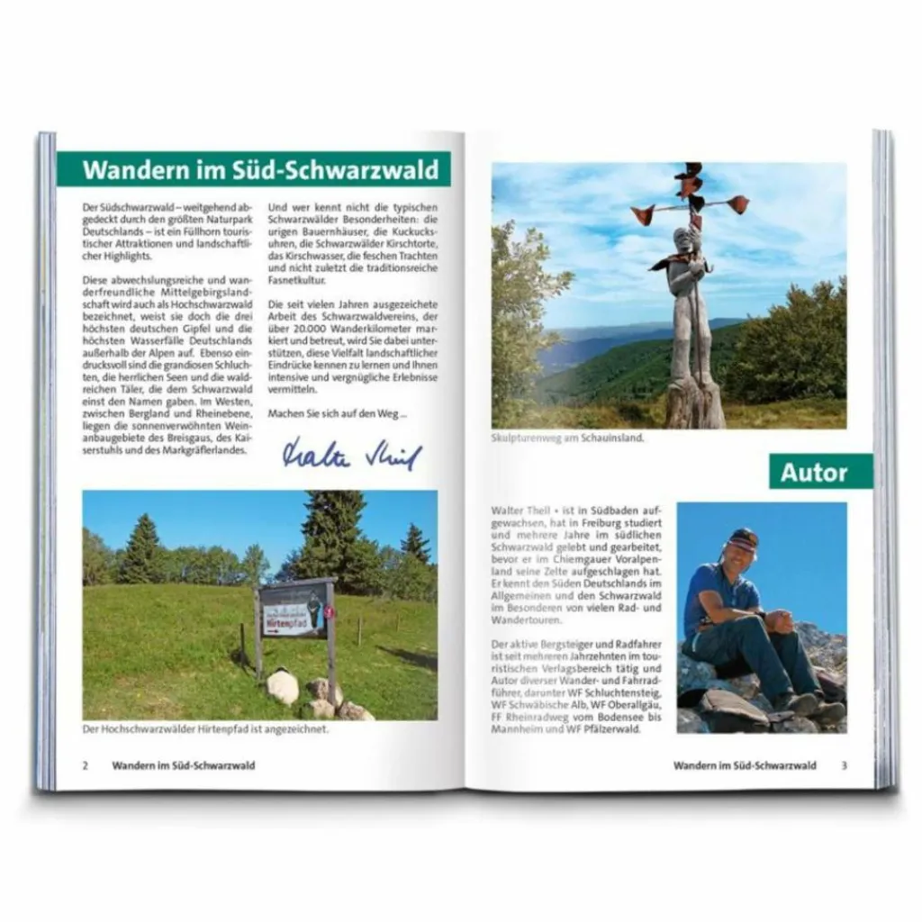 KOMPASS WANDERFÜHRER SCHWARZWALD SÜD MIT NATURPARK^ Wanderführer