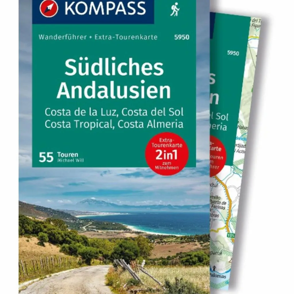 Wanderführer*KOMPASS WANDERFÜHRER SÜDLICHES ANDALUSIEN, COSTA DE LA LUZ