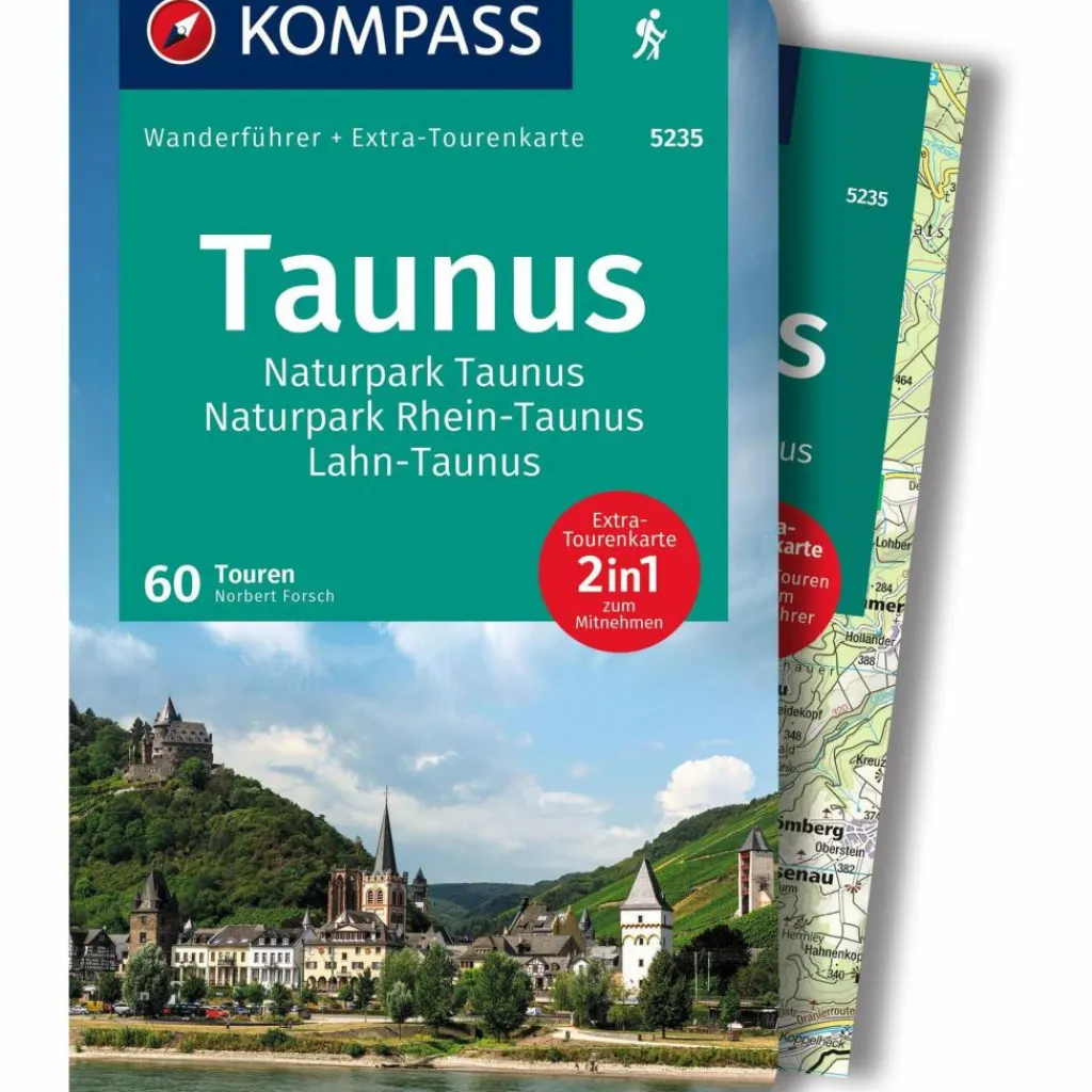 Wanderführer*KOMPASS WANDERFÜHRER TAUNUS, NATURPARK TAUNUS