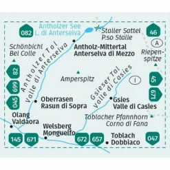 Wanderkarten Und Winterkarten|Wanderkarten Und Winterkarten*KOMPASS WANDERKARTE 057 ANTHOLZ, GSIES, ANTERSELVA