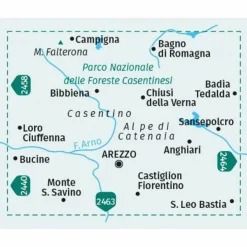 Wanderkarten Und Winterkarten|Wanderkarten Und Winterkarten*KOMPASS WANDERKARTE 2459 AREZZO, CASENTINO