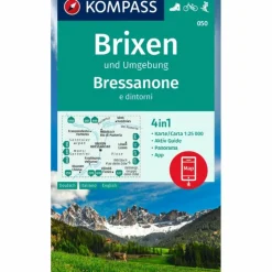 KOMPASS WANDERKARTE 050 BRIXEN UND UMGEBUNG^ Wanderkarten Und Winterkarten|Wanderkarten Und Winterkarten